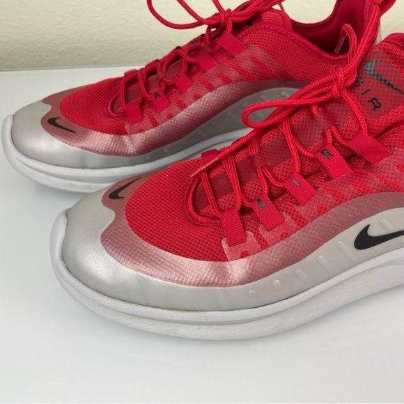 Nike Air Max Men’s 11.5 Axis Red Silver Sneakers AA2146-600 main image 11